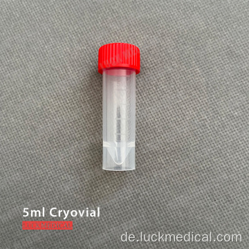 Selbststehende 5ml Kryovial 5ml Transportrohr FDA